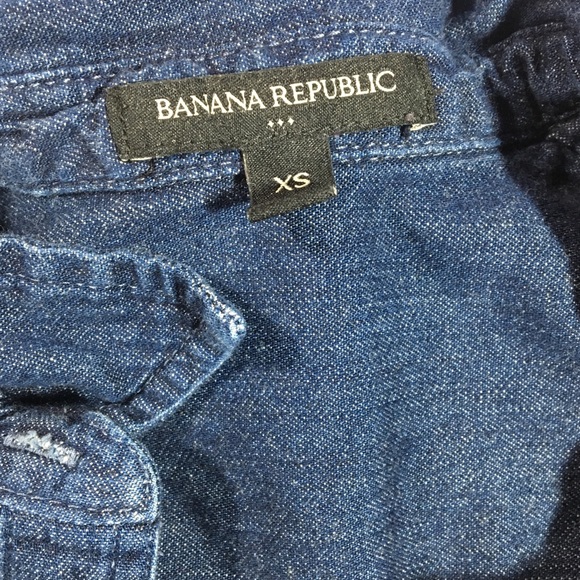 Banana Republic Denim Button Up Shirt - Picture 7 of 8